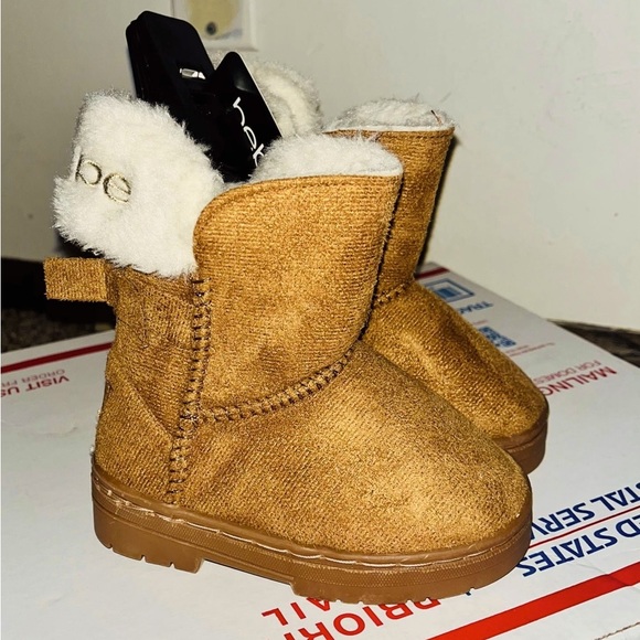 ✨ NEW✨ Bebe Mid-Calf W/Faux Fur Boots (Cognac), TD Size 6C - $25 - Picture 8 of 10